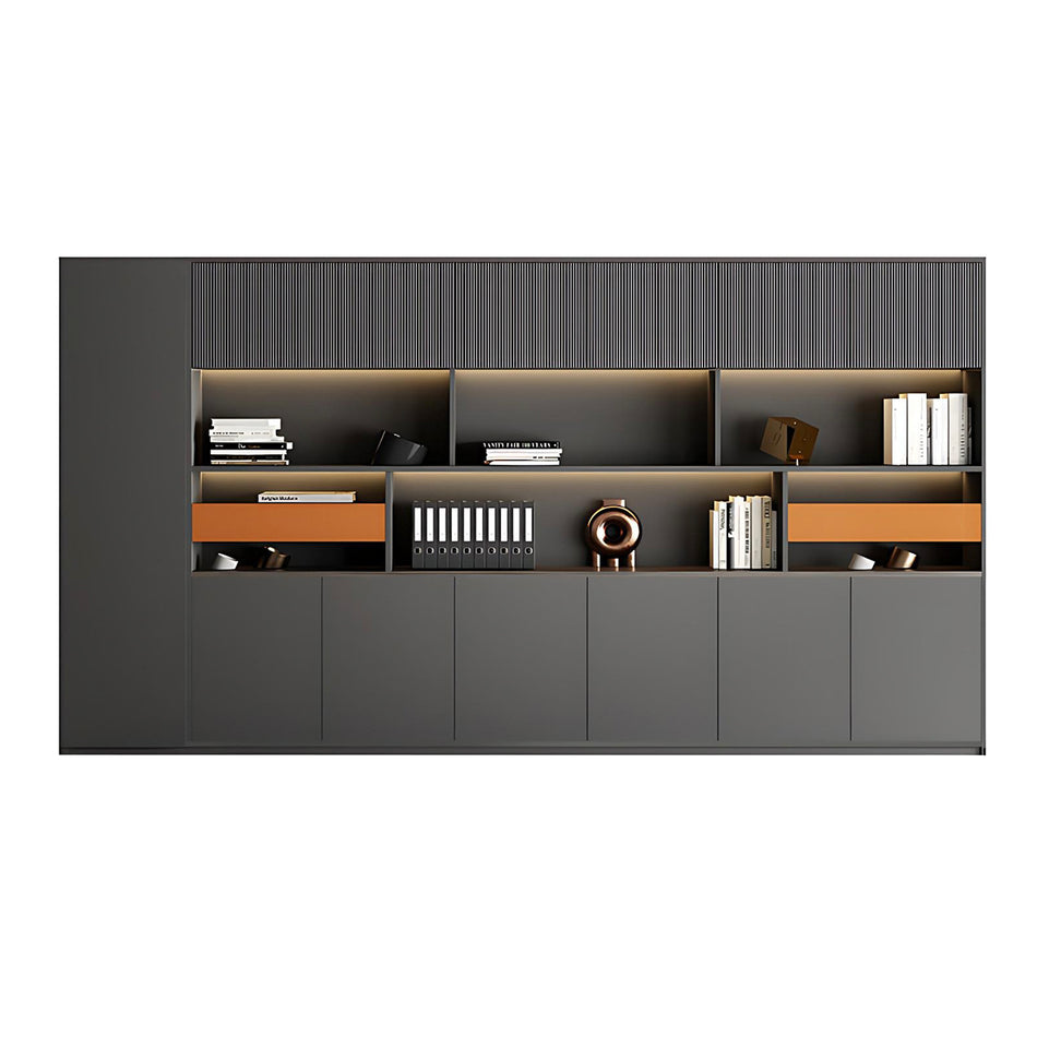 File Cabinet 79 in Tall with LED Lighting for Office