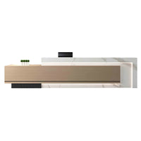 Minimalist Office Lobby Reception Desk with Lockable Storage JDT-2073