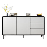 Storage cabinet in black + white color option