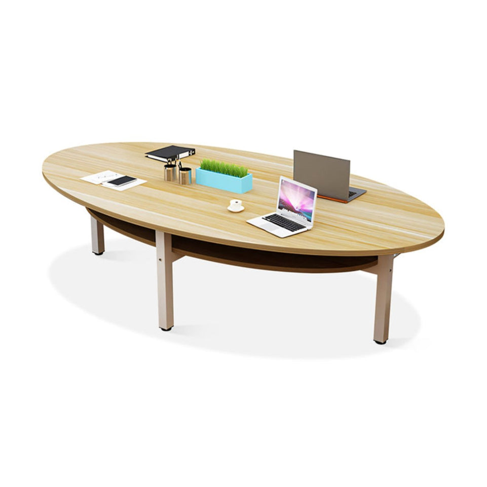 Simplified Oval Conference Table Round Meeting Desk  HYZ-10112