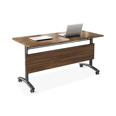 Simple Modern Conference Table with Intermediate Shelf and Silent Casters Movable Combination HYZ-1098