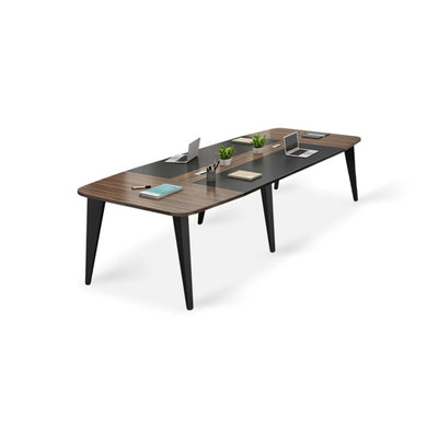 Modern Minimalist Conference Table Suitable for Meetings and Reception with Cable Holes HYZ-1059