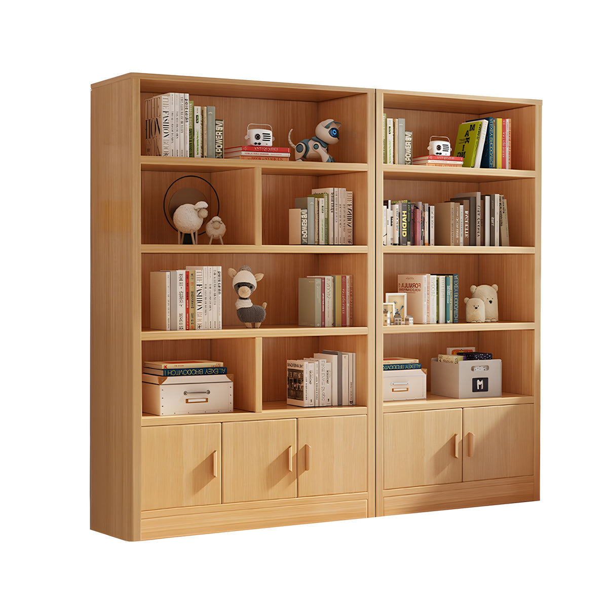 Minimalist Floor Storage Cabinet with Dust-Proof Doors for Living Room or Store Display CWG-2131