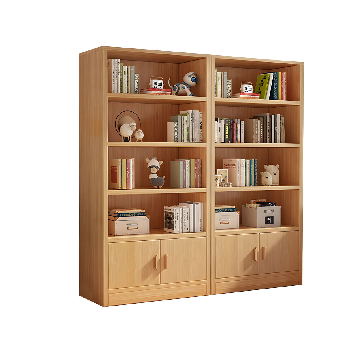 Minimalist Floor Storage Cabinet with Dust-Proof Doors for Living Room or Store Display CWG-2131
