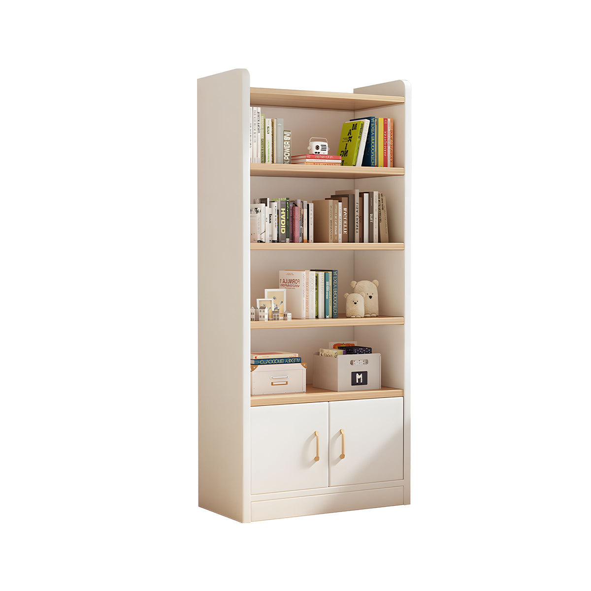 Minimalist Floor Storage Cabinet with Dust-Proof Doors for Living Room or Store Display CWG-2131