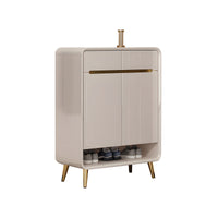 Luxury High-End Shoe Cabinet With Spacious Storage – Modern Glossy Lacquered Entryway Organizer CWG-2160