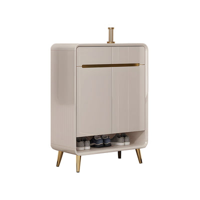 Luxury High-End Shoe Cabinet With Spacious Storage – Modern Glossy Lacquered Entryway Organizer CWG-2160