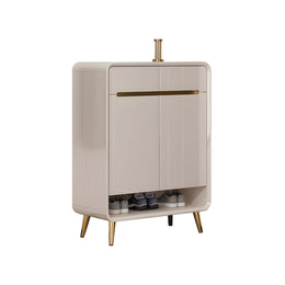 Luxury High-End Shoe Cabinet With Spacious Storage – Modern Glossy Lacquered Entryway Organizer CWG-2160
