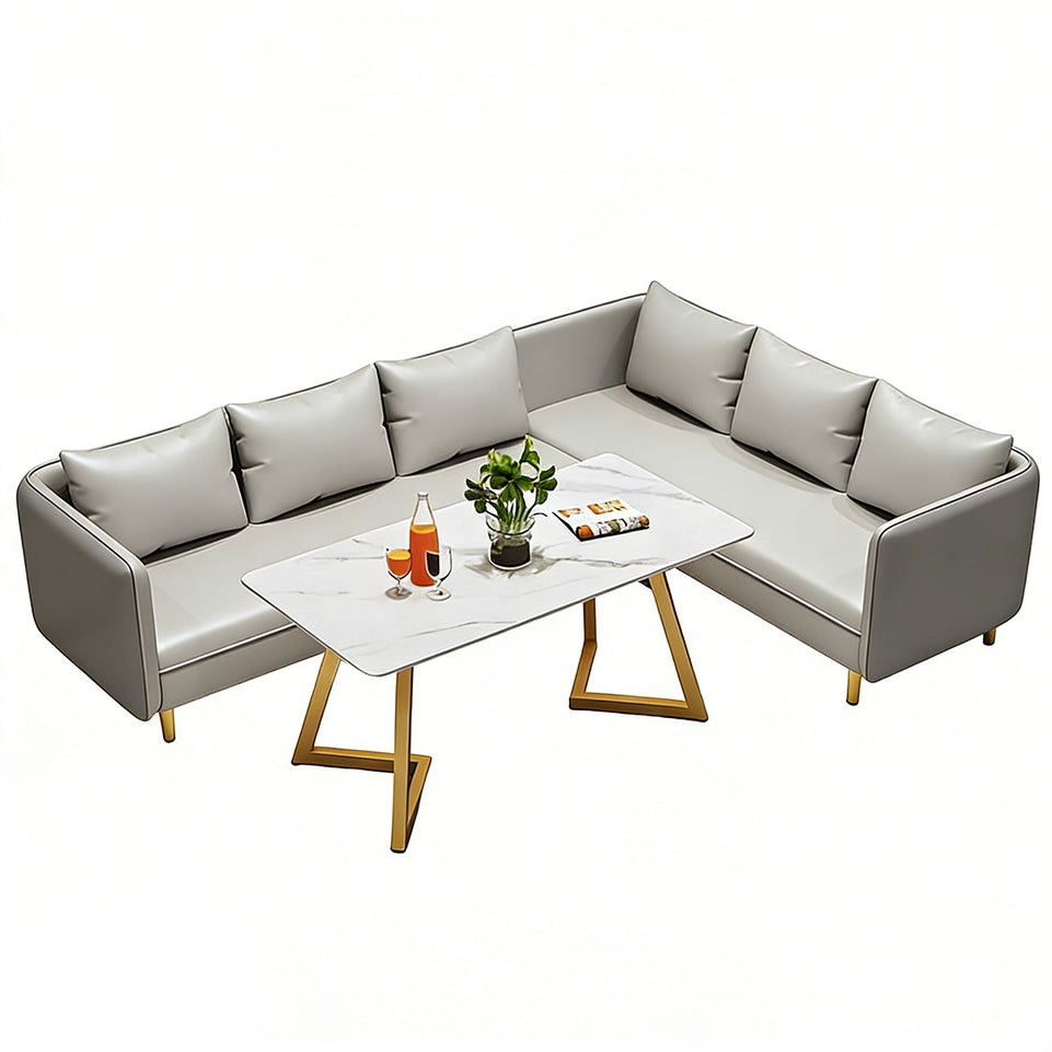Stylish Coffee Shop Sofa and Table Combo for Reception and Lounge Areas JDZH-2078