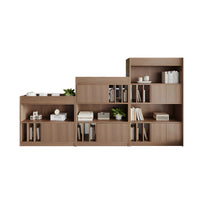 Premium Dual-Sided Office Storage File Cabinet with File and Hollow Display Shelves for Modern Workspaces CWG-2171