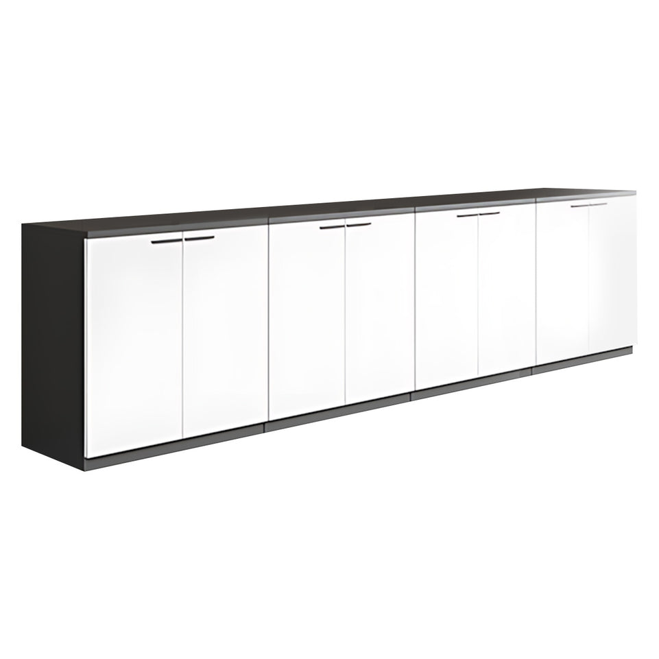 Office partition cabinet black and white storage cabinet WJG-1011