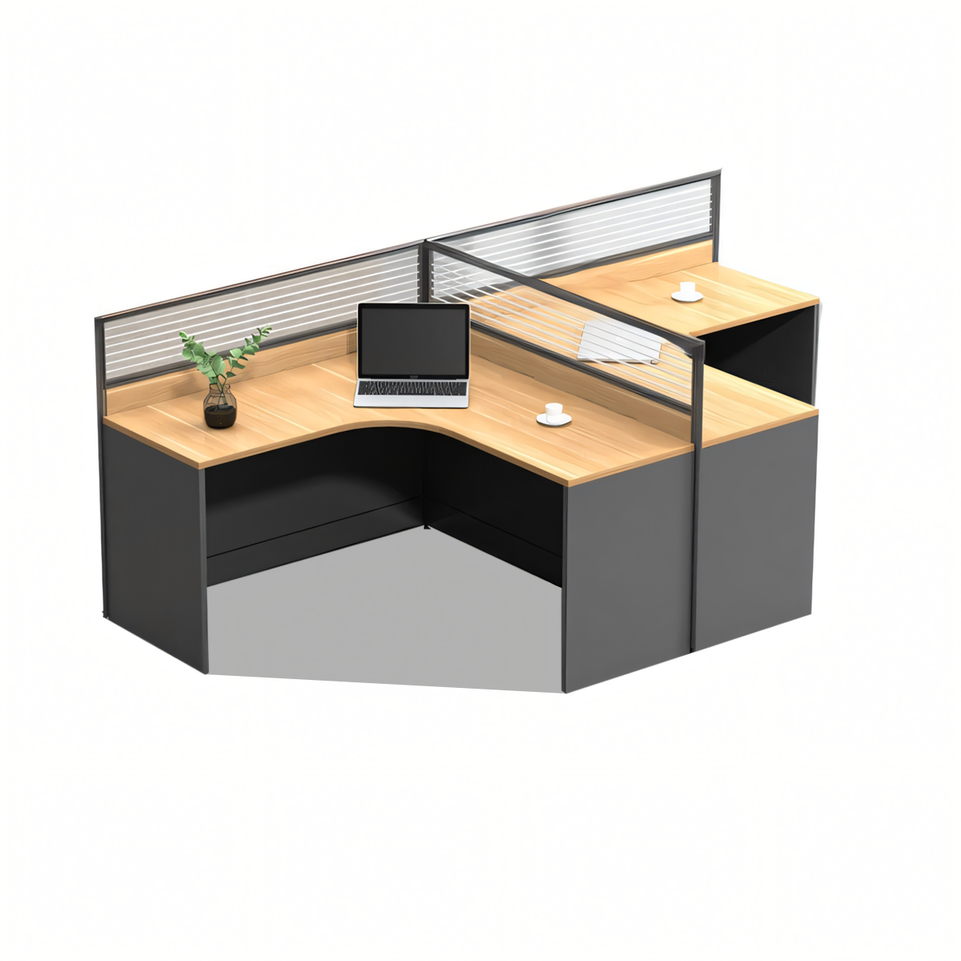 Modern Office Furniture Set with Partitioned Desks BGZ-229