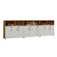 Stylish Lockable Wooden File Cabinet with Multi-Compartment Storage for Workspace CWG-2164