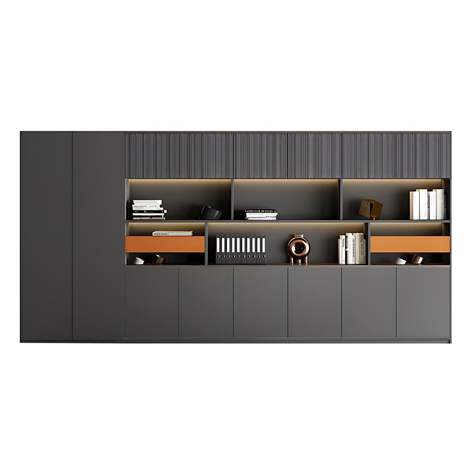 File Cabinet 79 in Tall with LED Lighting for Office