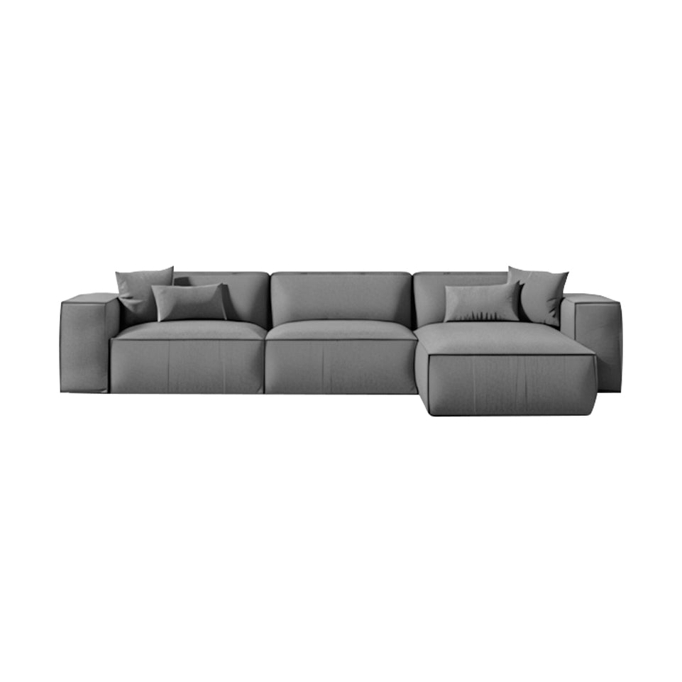 Italian Minimalist Lint Block Sofa Chaise Lounge BSF-2006