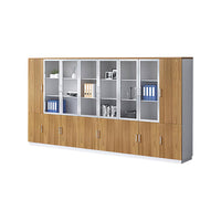 Stylish Office Storage Cabinet Wooden Double-Door Filing Cabinet WJG-1016