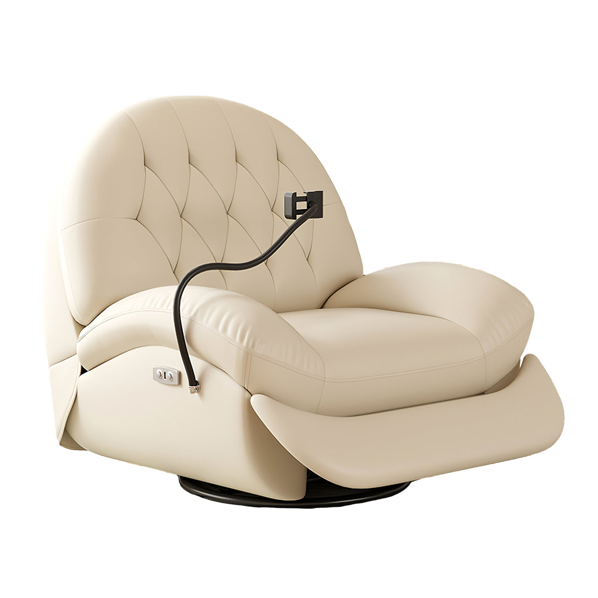 Multi-Functional Semi-Circular Backrest Recliner Sofa with Phone Holder DDSF-2010