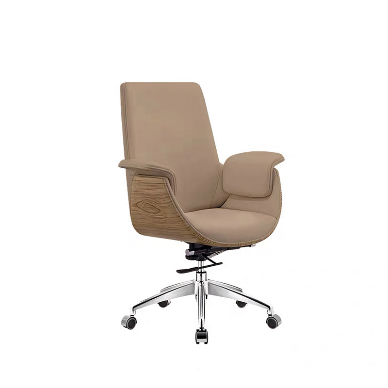 Adjustable Leather Office Chairs with Headrests LBY-K001