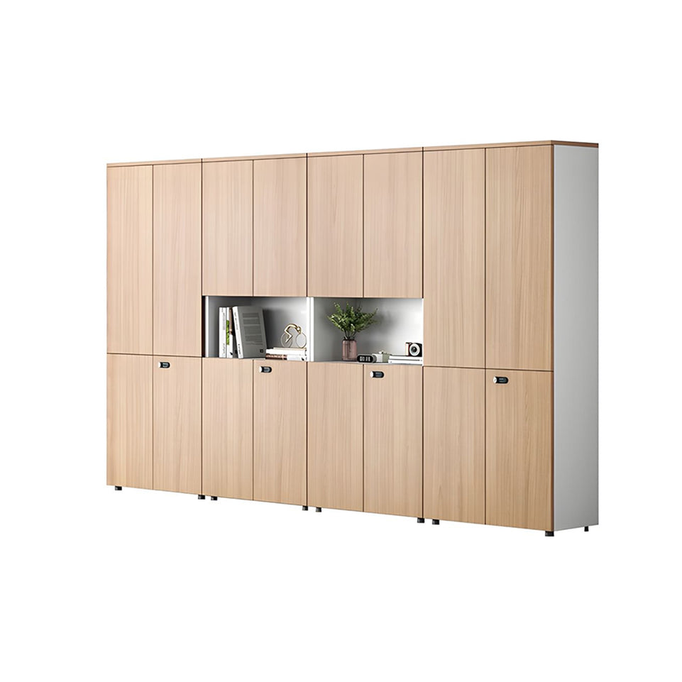 Sleek Durable Lockable Floor-Standing Office Filing Cabinet With Adjustable Shelves For Secure Document Storage WJG-2167