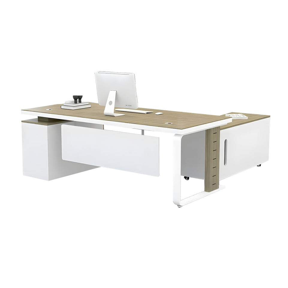 Office simple modern Calm Boss Desk and chair combination single seat manager desk LBZ-1095