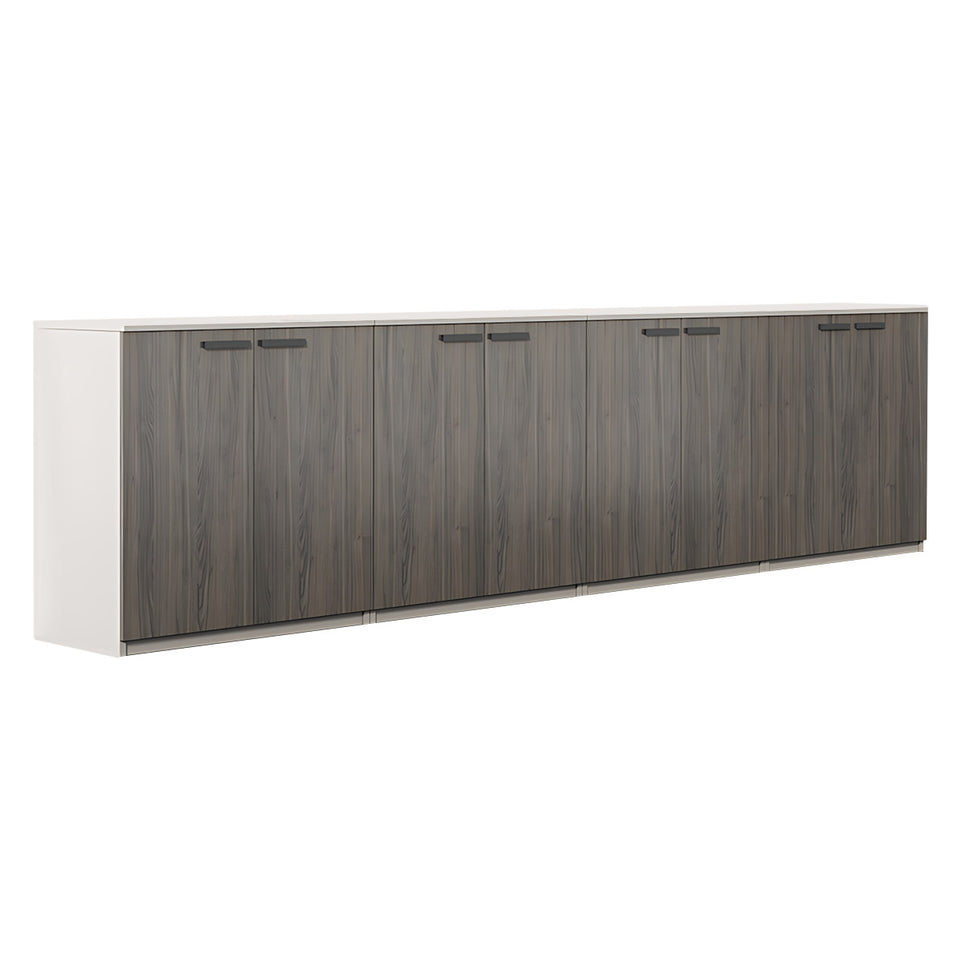 Office partition cabinet black and white storage cabinet WJG-1011