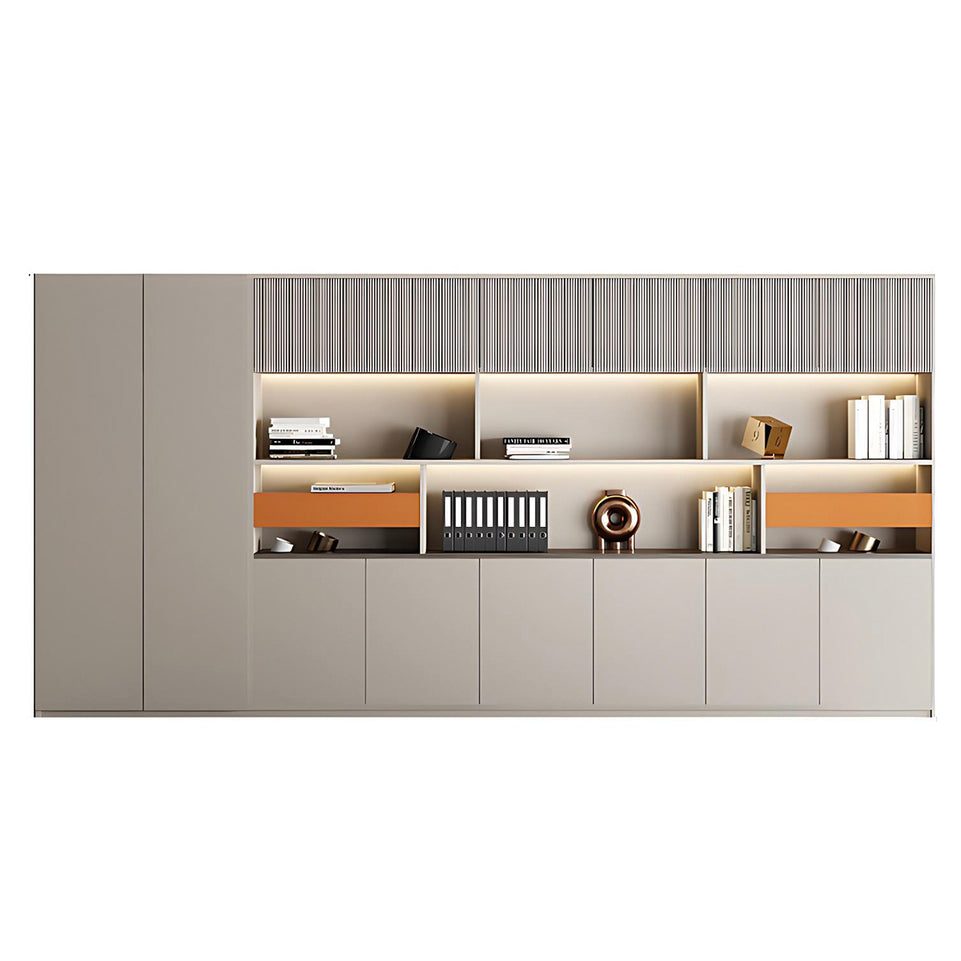 File Cabinet 79 in Tall with LED Lighting for Office