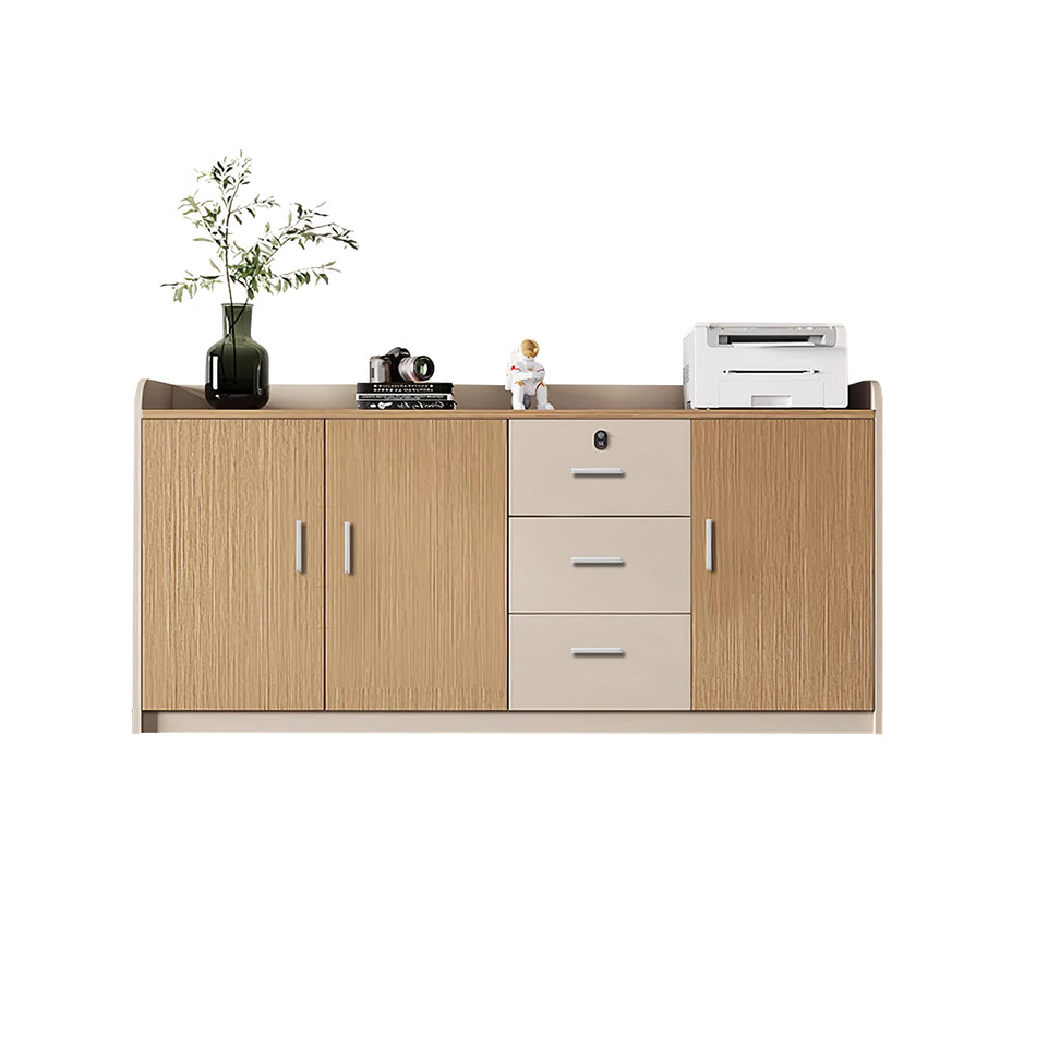 Modern Natural Color Storage File Cabinet for Office and Home Use CWG-2043