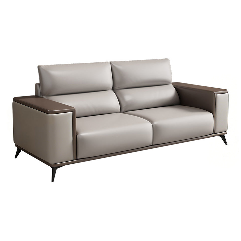 L-Shaped Reception Desk 40-106 in Wide with Lumbar Support for Office Lobby