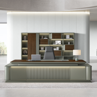 Minimalist Executive Desk with Partition Design LBZ-2044