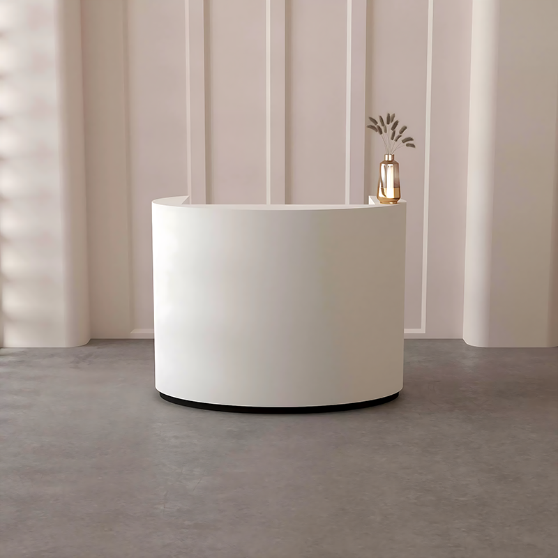 Small Simple Modern Salon Reception Desk with Counter JDT-7306