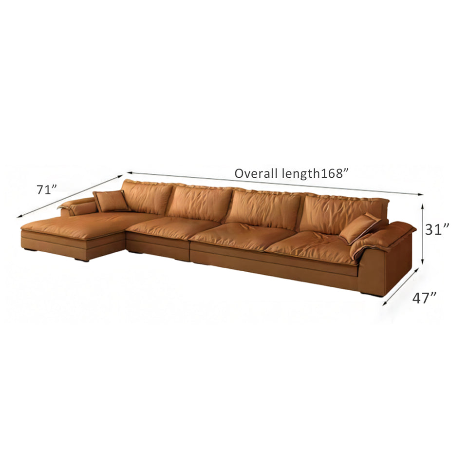 Italian Simple Technology Cloth Sofa Multi Person Brown Recliner BSF-2001