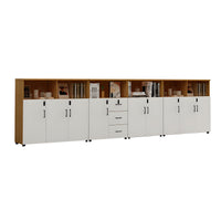 Stylish Lockable Wooden File Cabinet with Multi-Compartment Storage for Workspace CWG-2164