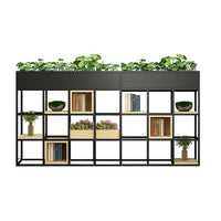 Multi-Functional Iron Frame Divider Storage Shelf for Offices & Living Room CWG-2053