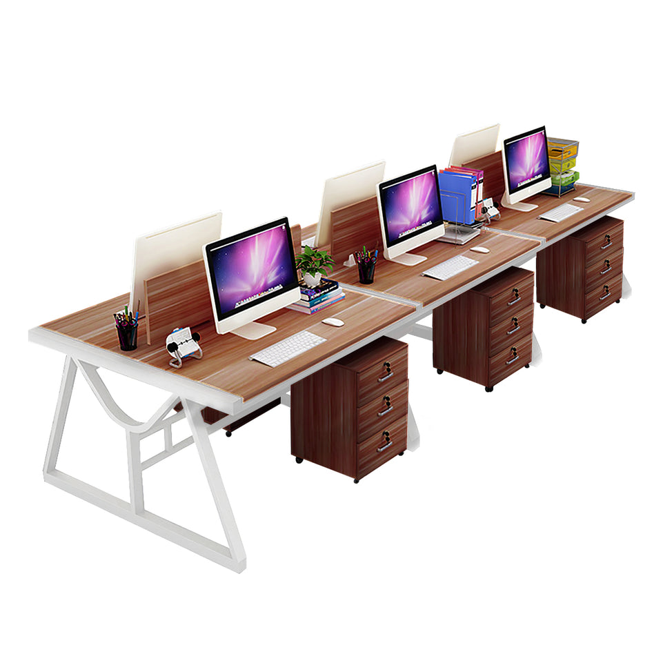 Minimalist Face-to-Face Office Desk with Mobile Storage Cabinet BGZ-2020