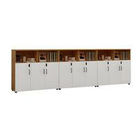 Stylish Lockable Wooden File Cabinet with Multi-Compartment Storage for Workspace CWG-2164