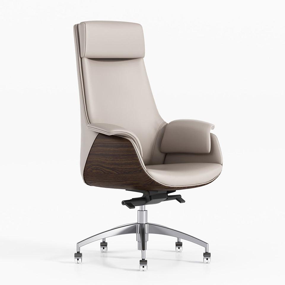 Modern Executive Desk With Wood Grain Executive Office Table LBZ-1051