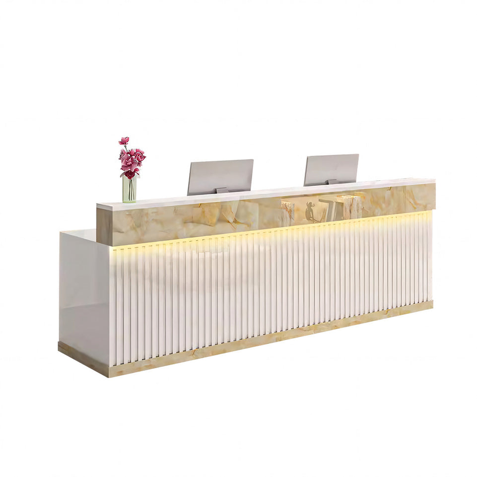 Modern Light Luxury Multifunctional Front Desk Reception Desk JDT-7282（In Stock ）