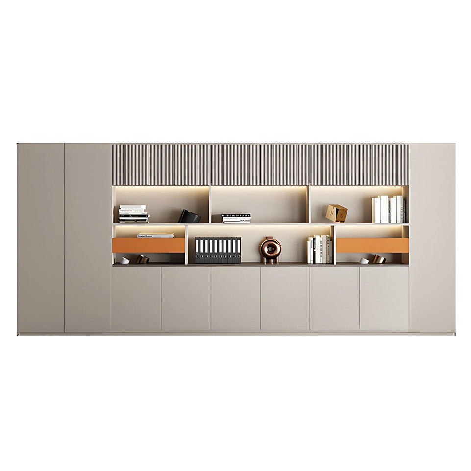 File Cabinet 79 in Tall with LED Lighting for Office
