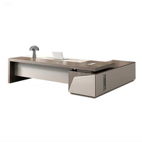 Creative And Unique President Executive Office Desk With Flip-Top Wire Box And Secure Storage Drawers LBZ-103