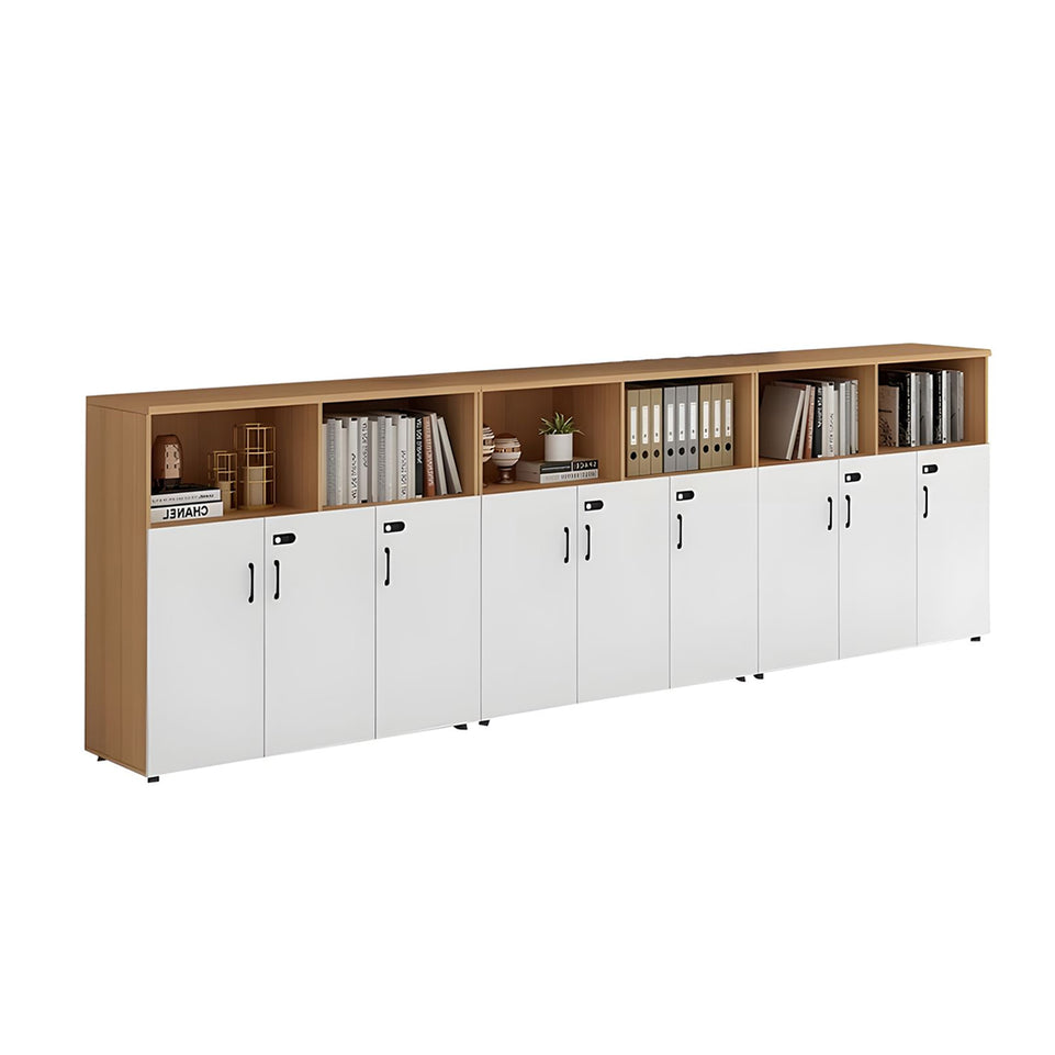 Stylish Multifunctional Office Storage Cabinet with Lockable Drawers for Workspace Organization, Printer Station, and Document Filing CWG-2167