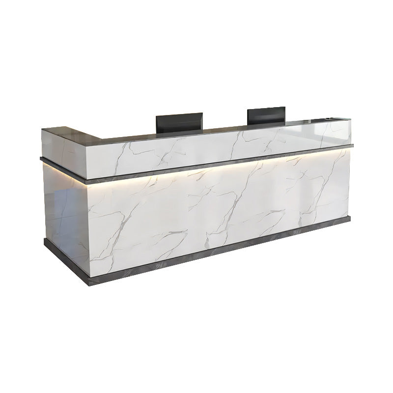 Compact Straight Front Desk with Keyboard Tray and Lockable Drawer for Offices JDT-1049