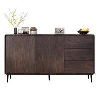 Storage cabinet in walnut color option