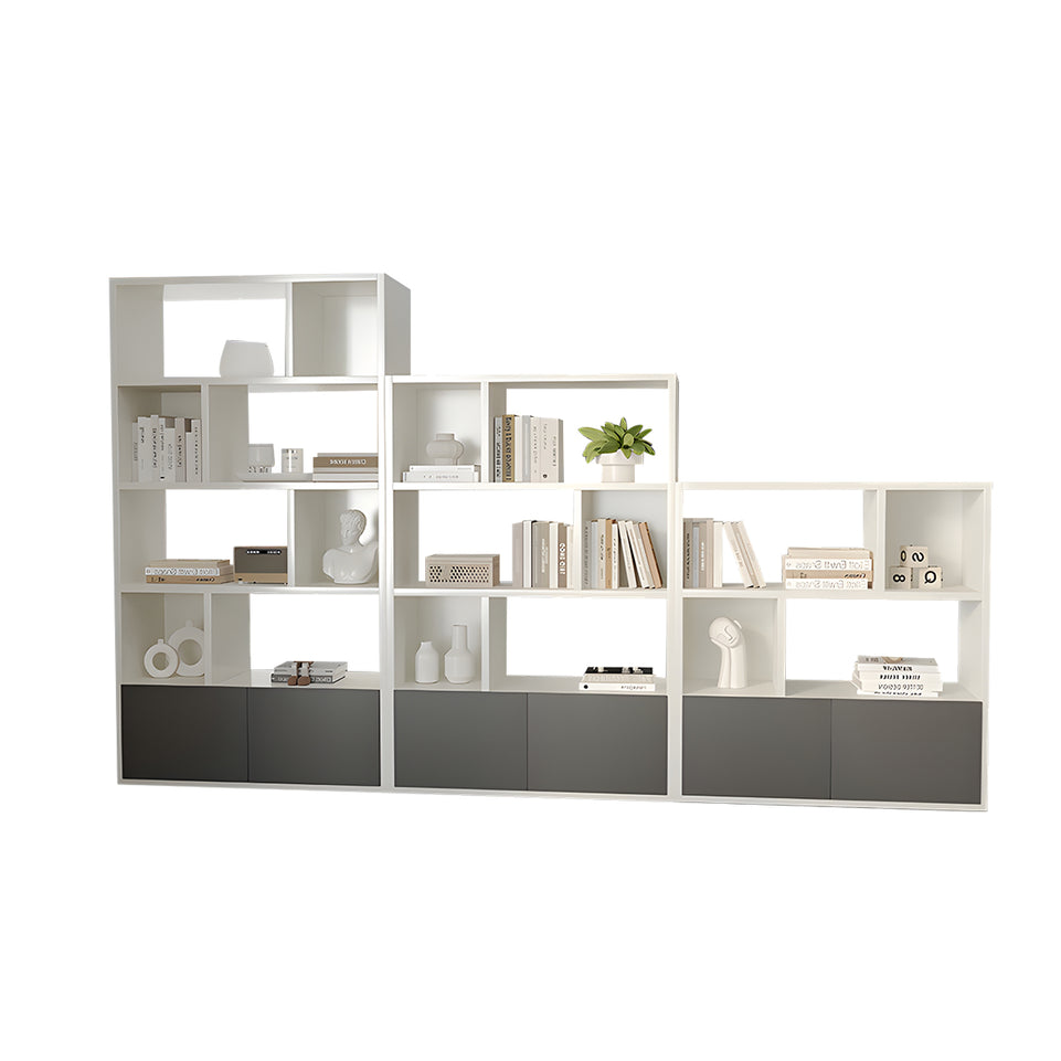 Premium Dual-Sided Office Storage File Cabinet with File and Hollow Display Shelves for Modern Workspaces CWG-2171