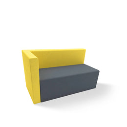 Modern Sofa 47-52 in Wide for Reception Area