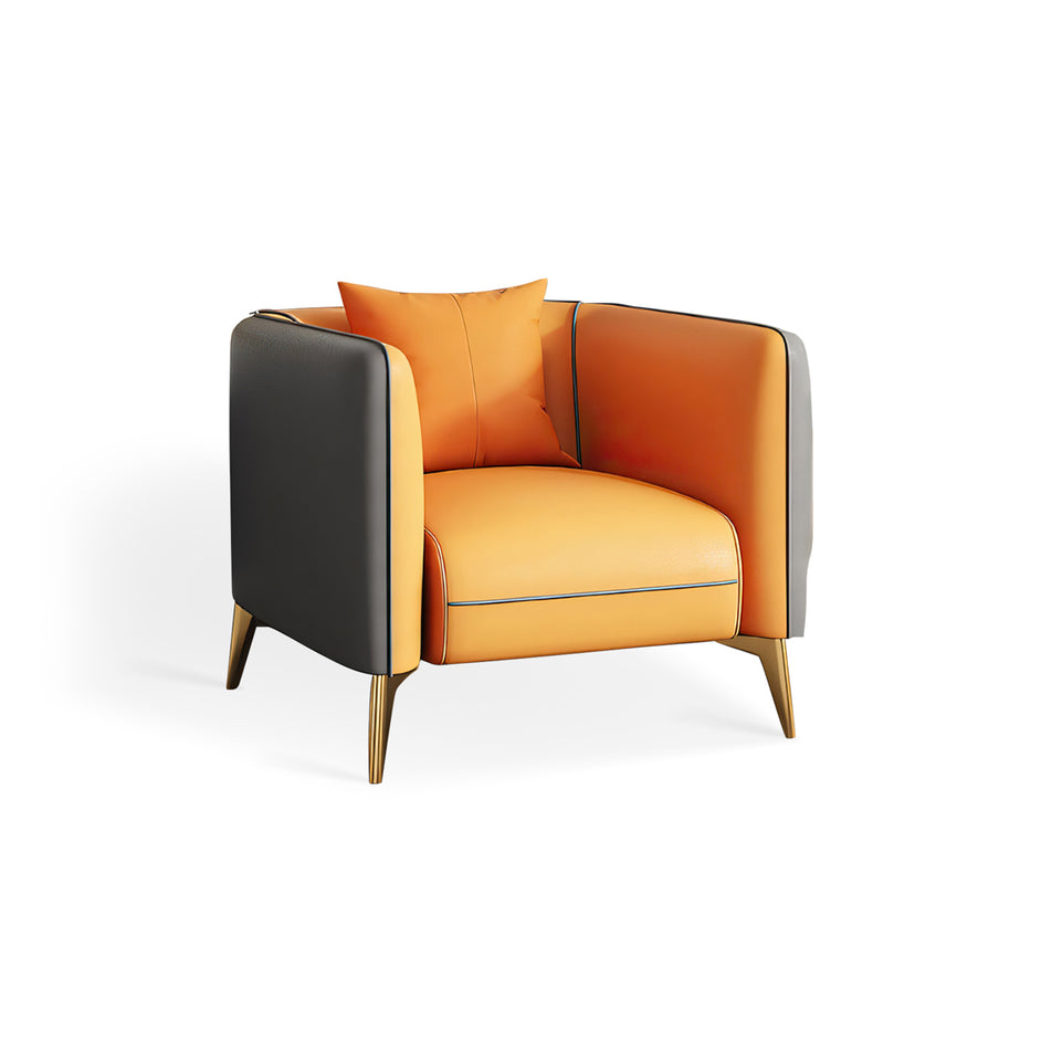 Perfect Fusion of Modern Armchair and Classic Displaying Brand Charisma with the Office Sofa BGSF-1028