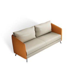 Modern Sofa 26-66 in Wide with Solid Wood & Lumbar Support for Reception Area