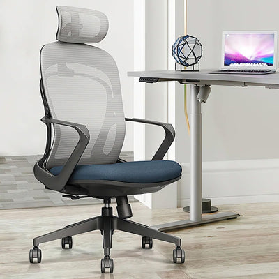 Company office staff chair lift mesh ergonomic chair office rotating computer lumbar boss chair BGY-1022