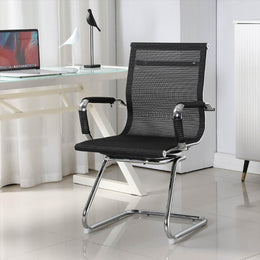 Classic Computer Office Chair Staff Black Mesh Breathable Timeless Comfort and Productivity BGY-1030