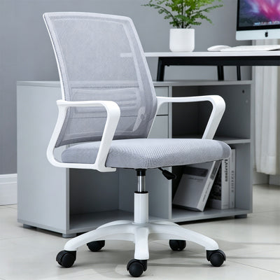 Adjustable Breathable Mesh Office Chair with 360° Swivel & S-shaped Back for Conference Rooms & Offices BGY-106