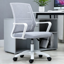 Adjustable Breathable Mesh Office Chair with 360° Swivel & S-shaped Back for Conference Rooms & Offices BGY-106